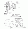 Toro 38155 (826) - 826 Snowthrower, 1983 (3000001-3999999) Listas de piezas de repuesto y dibujos ENGINE BRIGGS & STRATTON MODEL NO. 190402 TYPE 0989-01 #3