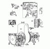 Toro 38155 (826) - 826 Snowthrower, 1985 (5000001-5999999) Listas de piezas de repuesto y dibujos ENGINE BRIGGS & STRATTON MODEL NO. 190402-2720-01 #2