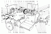 Toro 38155 (826) - 826 Snowthrower, 1987 (7000001-7999999) Listas de piezas de repuesto y dibujos TRACTION ASSEMBLY