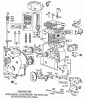 Toro 38160 (1132) - 1132 Snowthrower, 1980 (0000001-0999999) Listas de piezas de repuesto y dibujos ENGINE MODEL NO. 252416 TYPE NO. 0190-01(11 H.P. SNOWTHROWER MODBRIGGS & STRATTON