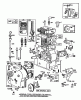 Toro 38160 (1132) - 1132 Snowthrower, 1987 (7000001-7999999) Listas de piezas de repuesto y dibujos ENGINE BRIGGS & STRATTON MODEL NO. 252416-0735-01 #1