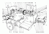 Toro 38160 (1132) - 1132 Snowthrower, 1987 (7000001-7999999) Listas de piezas de repuesto y dibujos TRACTION ASSEMBLY