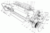 Toro 38162 (S-620) - S-620 Snowthrower, 1985 (5000001-5999999) Listas de piezas de repuesto y dibujos LOWER MAIN FRAME ASSEMBLY
