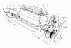 Toro 38162C (S-620) - S-620 Snowthrower, 1985 (5000001-5999999) Listas de piezas de repuesto y dibujos LOWER MAIN FRAME ASSEMBLY