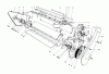 Toro 38162 (S-620) - S-620 Snowthrower, 1987 (7000001-7999999) Listas de piezas de repuesto y dibujos LOWER MAIN FRAME ASSEMBLY