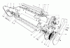 Toro 38162 (S-620) - S-620 Snowthrower, 1991 (1000001-1999999) Listas de piezas de repuesto y dibujos LOWER MAIN FRAME ASSEMBLY
