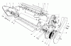 Toro 38165 (S-620) - S-620 Snowthrower, 1991 (1000001-1999999) Listas de piezas de repuesto y dibujos LOWER MAIN FRAME ASSEMBLY