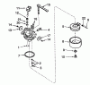Toro 38175 - CCR Powerlite Snowthrower, 1992 (2000001-2999999) Listas de piezas de repuesto y dibujos CARBURETOR NO. 632552