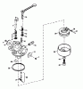 Toro 38170 - CCR Powerlite Snowthrower, 1993 (3900001-3999999) Listas de piezas de repuesto y dibujos CARBURETOR NO. 632641