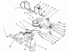 Toro 38170 - CCR Powerlite Snowthrower, 1993 (3900001-3999999) Listas de piezas de repuesto y dibujos CHUTE ASSEMBLY