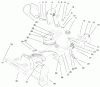 Toro 38175 - CCR Powerlite Snowthrower, 1999 (9900001-9999999) Listas de piezas de repuesto y dibujos CHUTE ASSEMBLY
