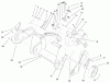 Toro 38172 - CCR Powerlite Snowthrower, 2000 (200000001-200999999) Listas de piezas de repuesto y dibujos ENGINE, SIDE PLATE, & WHEEL ASSEMBLY