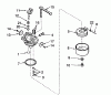 Toro 38176 - CCR Powerlite Snowthrower, 1992 (2000001-2999999) Listas de piezas de repuesto y dibujos CARBURETOR NO. 632552