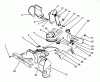 Toro 38176 - CCR Powerlite Snowthrower, 1994 (4900001-4999999) Listas de piezas de repuesto y dibujos CHUTE ASSEMBLY