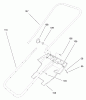 Toro 38171 - CCR Powerlite Snowthrower, 1997 (7900001-7999999) Listas de piezas de repuesto y dibujos HANDLE ASSEMBLY