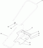 Toro 38172 - Powerlite Snowthrower, 2005 (250010001-250999999) Listas de piezas de repuesto y dibujos HANDLE AND LOWER SHROUD ASSEMBLY