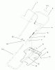 Toro 38183 - CCR Powerlite Snowthrower, 2003 (230000001-230999999) Listas de piezas de repuesto y dibujos HANDLE AND LOWER SHROUD ASSEMBLY