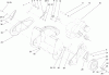 Toro 38173 - Powerlite Snowthrower, 2007 (270000001-270999999) Listas de piezas de repuesto y dibujos ENGINE, ROTOR HOUSING AND SIDEPLATE ASSEMBLY