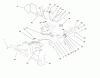 Toro 38175 - CCR Powerlite Snowthrower, 1998 (8900001-8999999) Listas de piezas de repuesto y dibujos CHUTE ASSEMBLY