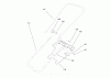 Toro 38175 - CCR Powerlite Snowthrower, 1998 (8900001-8999999) Listas de piezas de repuesto y dibujos HANDLE ASSEMBLY