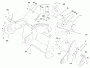 Toro 38176 - CCR Powerlite Snowthrower, 1997 (7900001-7999999) Listas de piezas de repuesto y dibujos ENGINE & WHEEL ASSEMBLY