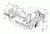 Toro 38180 - CCR 2000 Snowthrower, 1986 (6000001-6999999) Listas de piezas de repuesto y dibujos HOUSING ASSEMBLY