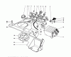 Toro 38180C - CCR 2000 Snowthrower, 1987 (7000001-7999999) Listas de piezas de repuesto y dibujos CONTROL PANEL & SHROUDING ASSEMBLY