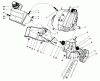 Toro 38180 - CCR 2000 Snowthrower, 1988 (8000001-8999999) Listas de piezas de repuesto y dibujos ENGINE & MAIN FRAME ASSEMBLY