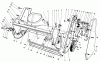 Toro 38180C - CCR 2000 Snowthrower, 1988 (8000001-8999999) Listas de piezas de repuesto y dibujos HOUSING ASSEMBLY