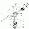 Toro 38180C - CCR 2000 Snowthrower, 1989 (9000001-9999999) Listas de piezas de repuesto y dibujos CARBURETOR ASSEMBLY