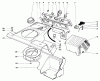 Toro 38180C - CCR 2000 Snowthrower, 1989 (9000001-9999999) Listas de piezas de repuesto y dibujos CONTROL PANEL & SHROUDING ASSEMBLY