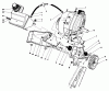 Toro 38181 - CCR 2000 Snowthrower, 1990 (0000001-0999999) Listas de piezas de repuesto y dibujos ENGINE & MAIN FRAME ASSEMBLY