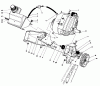 Toro 38180 - CCR 2000 Snowthrower, 1991 (1000001-1999999) Listas de piezas de repuesto y dibujos ENGINE & MAIN FRAME ASSEMBLY