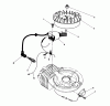 Toro 38181 - CCR 2000 Snowthrower, 1992 (2000001-2999999) Listas de piezas de repuesto y dibujos FLYWHEEL & MAGNETO ASSEMBLY (ENGINE MODEL NO. 47PM1-4)