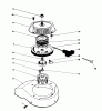 Toro 38180 - CCR 2000 Snowthrower, 1993 (3900001-3999999) Listas de piezas de repuesto y dibujos RECOIL STARTER ASSEMBLY (ENGINE MODEL NO. 47PM1-4)