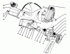 Toro 38181 - CCR 2000 Snowthrower, 1995 (5900001-5999999) Listas de piezas de repuesto y dibujos ENGINE & MAIN FRAME ASSEMBLY
