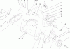 Toro 38182 - Powerlite Snowthrower, 2004 (240000001-240999999) Listas de piezas de repuesto y dibujos ENGINE, SIDE PLATE AND WHEEL ASSEMBLY
