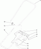 Toro 38182 - Powerlite Snowthrower, 2004 (240000001-240999999) Listas de piezas de repuesto y dibujos HANDLE AND LOWER SHROUD ASSEMBLY
