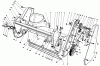 Toro 38185C - CCR 2000 Snowthrower, 1988 (8000001-8999999) Listas de piezas de repuesto y dibujos HOUSING ASSEMBLY