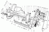 Toro 38185C - CCR 2000 Snowthrower, 1989 (9000001-9999999) Listas de piezas de repuesto y dibujos HOUSING ASSEMBLY