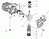 Toro 38185 - CCR 2000 Snowthrower, 1990 (0000001-0999999) Listas de piezas de repuesto y dibujos SHORT BLOCK ASSEMBLY (ENGINE MODEL NO. 47PK9)