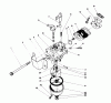 Toro 38186 - CCR 2000 Snowthrower, 1991 (1000001-1999999) Listas de piezas de repuesto y dibujos CARBURETOR ASSEMBLY (ENGINE MODEL NO. 47PH7-5, 47PK9-5 & 47PLO-5)