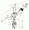 Toro 38185 - CCR 2000 Snowthrower, 1992 (2000001-2999999) Listas de piezas de repuesto y dibujos CARBURETOR ASSEMBLY (ENGINE MODEL NO. 47PM1-5)