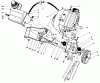 Toro 38185 - CCR 2000 Snowthrower, 1992 (2000001-2999999) Listas de piezas de repuesto y dibujos ENGINE & MAIN FRAME ASSEMBLY