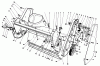 Toro 38185 - CCR 2000 Snowthrower, 1992 (2000001-2999999) Listas de piezas de repuesto y dibujos HOUSING ASSEMBLY