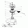 Toro 38185 - CCR 2000 Snowthrower, 1992 (2000001-2999999) Listas de piezas de repuesto y dibujos RECOIL STARTER ASSEMBLY (ENGINE MODEL NO. 47PM1-5)