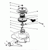 Toro 38185 - CCR 2000 Snowthrower, 1994 (4900001-4999999) Listas de piezas de repuesto y dibujos RECOIL STARTER ASSEMBLY (ENGINE MODEL 47PP3-5)