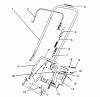 Toro 38191 - CCR 1000 Snowthrower, 1993 (3900001-3999999) Listas de piezas de repuesto y dibujos HANDLE ASSEMBLY