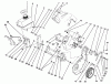 Toro 38195 - CCR 1000 Snowthrower, 1991 (1000001-1999999) Listas de piezas de repuesto y dibujos ENGINE ASSEMBLY