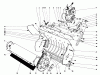 Toro 38210 (S-140) - S-140 Snowthrower, 1979 (9000001-9999999) Listas de piezas de repuesto y dibujos LOWER MAIN FRAME